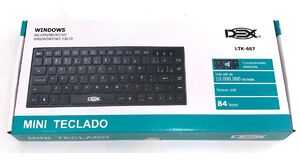 MINI TECLADO USB LTK 667 CHOCOLATE