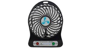 MINI VENTILADOR PORTÁTIL 14CM BATERIA RECARREGÁVEL USB