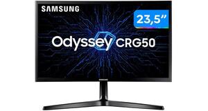 MONITOR SAMSUNG GAMER LED 24 / 4MS / 144HZ / HDMI / DP - LC24RG50FQLMZD