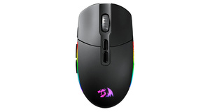 MOUSE GAMER REDRAGON INVADER PRO M719-RGB-PRO SEM FIO - PRETO