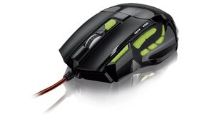 MOUSE MULTI LASER USB 2400DPI MO208 PRETO