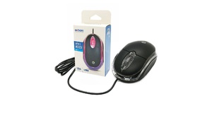 MOUSE OPTICO USB OFFICE PRETO 1000DPI MS9 EXBOM