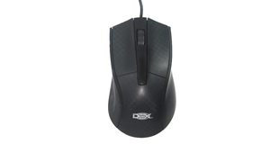 MOUSE OPTICO USB PRETO 1000 DPI C/ FIO DEX - LTM-588