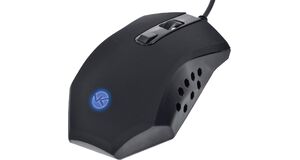 MOUSE OPTICO VX GAMING SNAKE 1600 DPI LED AZUL