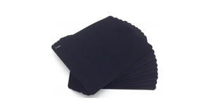 MOUSE PAD LISO STANDARD PRETO 220MM X 180MM DEX