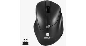 MOUSE USB STRONG S/ FIO 2.4GHZ PRETO 1600 DPI MO02 S/ PILHA ELOGIN - MOUSB1600CPIBK02