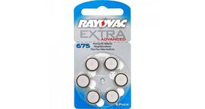 PILHA AUDITIVA 675 1,4V EXTRA ADVANCED RAYOVAC 1UNIDADE