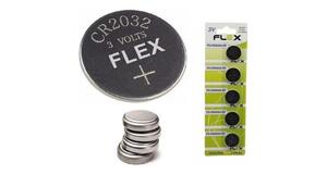 PILHA BATERIA CR 2032 3V CHAVES CONTROLES 1UNIDADES FLEX - FLEX GOLD