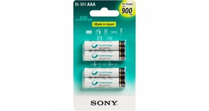 PILHA RECARREGÁVEL SONY KIT 4 PILHAS AAA 900 MAH 1.2V NI MH