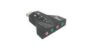 PLACA DE SOM EXT. USB KNUP HB-T65 SOM VIRTUAL 7.1