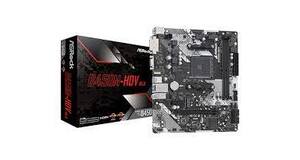 PLACA-MÃE ASROCK B450M-HDV R4.0, AMD AM4, MICRO ATX, DDR4