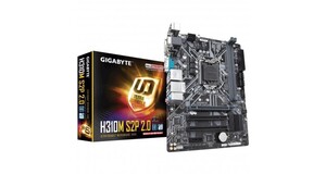 PLACA MAE GIGABYTE GA-H310M S2P 2.0 (DDR4/D-SUB/DVI/USB 3.1/HDMI/M.2)