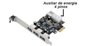 PLACA PCI-E 4 USB 3,0