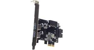 PLACA PCI-EXPRESS USB 3.0 5GBPS C/ 2 PORTAS 19 PINOS DEX - DP-23