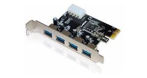 PLACA PCI-EXPRESS USB 3.0 5GBPS C/ 4 PORTAS DEX - DP-43