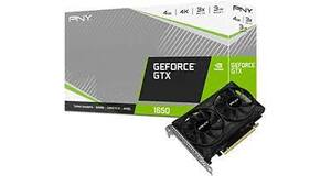 PROCESSADOR GRAFICO PNY GEFORCE GTX 1650 4GB - GDDR6 - HDMI/DISPLAYPORT - VCG16504D6DFPPB