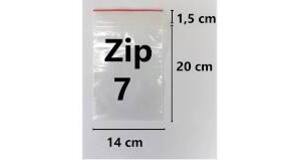 SACOS PLASTICOS ZIPLOCK BRANCO PEROLA 1221CM 2265