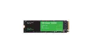 SSD WD GREEN SN350 240GB, PCIE, NVME, LEITURA: 2400MB/S, ESCRITA: 900MB/