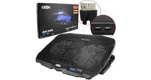 SUPORTE PARA NOTEBOOK DE 17 COM 4 COOLER DX-006 DEX