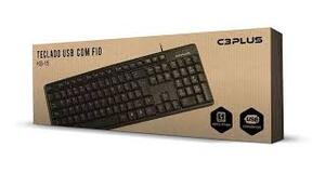 TECLADO C3TECH KB-15BK PLUS BASICO USB PRETO