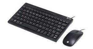 TECLADO E MOUSE COMBO C/ FIO USB FLAT PRETO VINIK - DC120