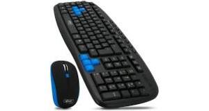 TECLADO E MOUSE GAMER USB SEM FIO COMBO 2,4GHZ KNUP - KP-2028