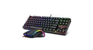 TECLADO E MOUSE REDRAGON GAMING ESSENCIAL - PRETO