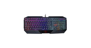 TECLADO GAMER C/FIO MEMBRAN LED KE-KG105