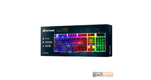 TECLADO GAMER MULTIMÍDIA CHROMATIC GK-710 PRETO COM LED