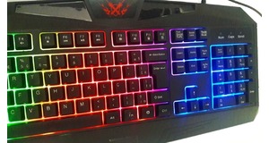 TECLADO GAMER MULTÍMIDIA LED RETROILUMINAÇÃO KNUP KP-2036