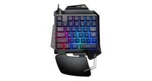 TECLADO GAMER SINGLE HAND - KP- TM006