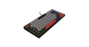 TECLADO MECANICO 75 PCYES KIRIN BLACK VULCAN - SWITCH RED - LED RAINBOW - PTKR75RD