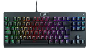 TECLADO MECANICO GAMER REDRAGON DARK AVENGER BLUE RGB (SWITCH BLUE) - PRETO