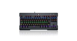 TECLADO MECANICO GAMER REDRAGON VISNU RAINBOW BLUE (SWITCH OUTEMU BLUE/CORES RAINBOW) - PRETO