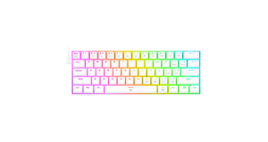 TECLADO MECÂNICO REDRAGON DRAGONBORN K630W-RGB / SWITCH BROWN / USA / BRANCO