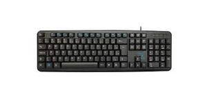 TECLADO MULTIMIDIA TECHBEST COM FIO USB2.0 PRETO