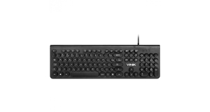 TECLADO MULTIMIDIA USB DYNAMIC CIRCLE ABNT2 TECLAS REDONDAS CABO USB 1.8M PRETO - DC100P