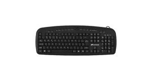 TECLADO MULTIMÍDIA USB MKL-101 PRETO FORTREK