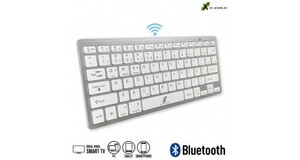 TECLADO SEM FIO BLUETOOTH ERGONOMICO XC-TEC-04