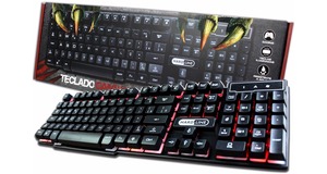 TECLADO USB GAMER SEMI MECANICO KB-7010 HARDLINE