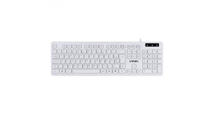 TECLADO USB MULTIMIDIA SLIM BRANCO - TECLAS CHOCOLATE - CABO 1.8M - VINIK - TCB200