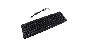 TECLADO USB PRETO ABNT MOX