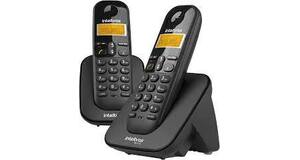 TELEFONE SEM FIO ID + RAMAL TS3112 PRETO