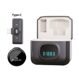 MICROFONE DE LAPELA BLUETOOTH C/1 MICROFONE / TYPE-C XC-ML-13