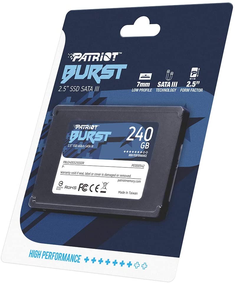 Ssd patriot burst 240gb обзор