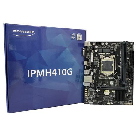 PLACA MAE PCWARE IPMH410G - DDR4 - MATX - INTEL 10 GER. SOCKET 1200 - VGA/ HDMI/M.2 - Play Informática Pinhais